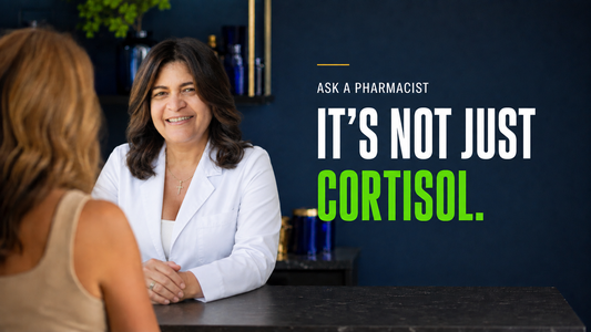 Ask a Pharmacist: It's Not Just Cortisol — Stephanie Mitchell, R.Ph. consulting with a patient