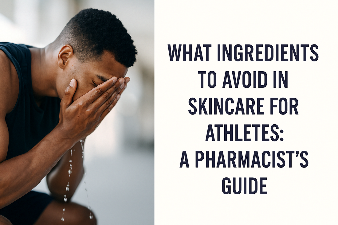 athletes washing face after workout 