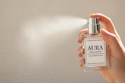 AURA spray action shot